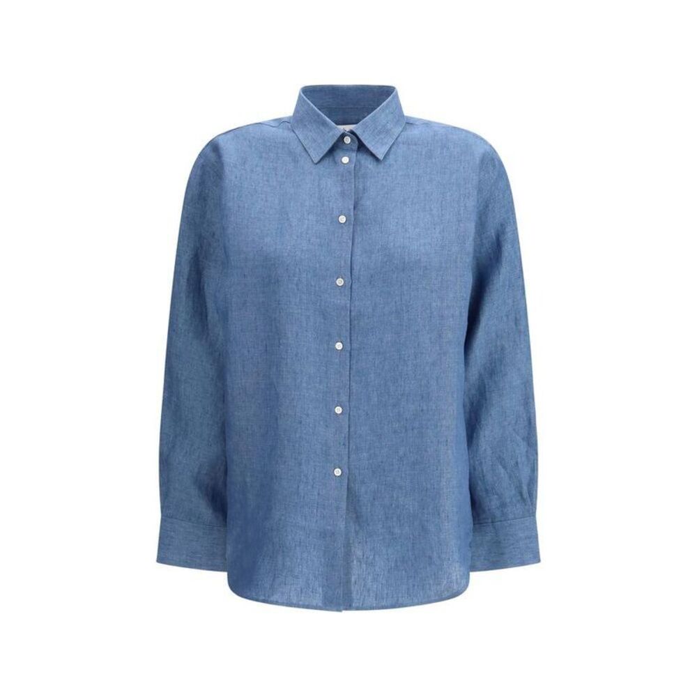 Rohe Classic Denim Shirt Women Blue Shirts